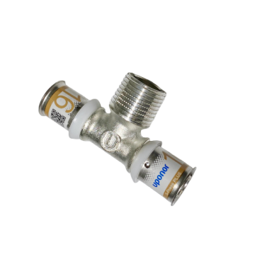 Трійник з зовнішньою різьбою Uponor S-Press PLUS 