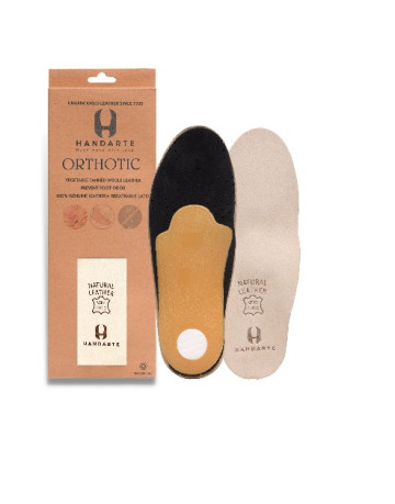 Устілки шкіряні ортопедичні з активованим вугіллям ORTHOTIC 