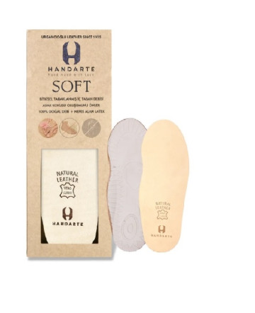 Устілки шкіряні латексні антибактеріальні SOFT 